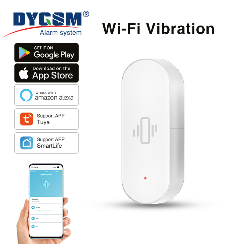 Smart Home Proxmox - Tuya WiFi Titreşim Sensörü, Hassas Algılama,