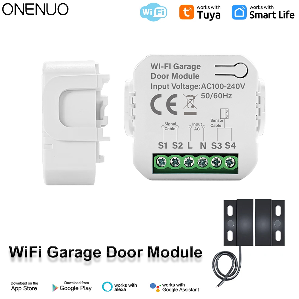 Smart Home Proxmox - Akıllı Tuya WiFi Garaj Kapısı Anahtarı