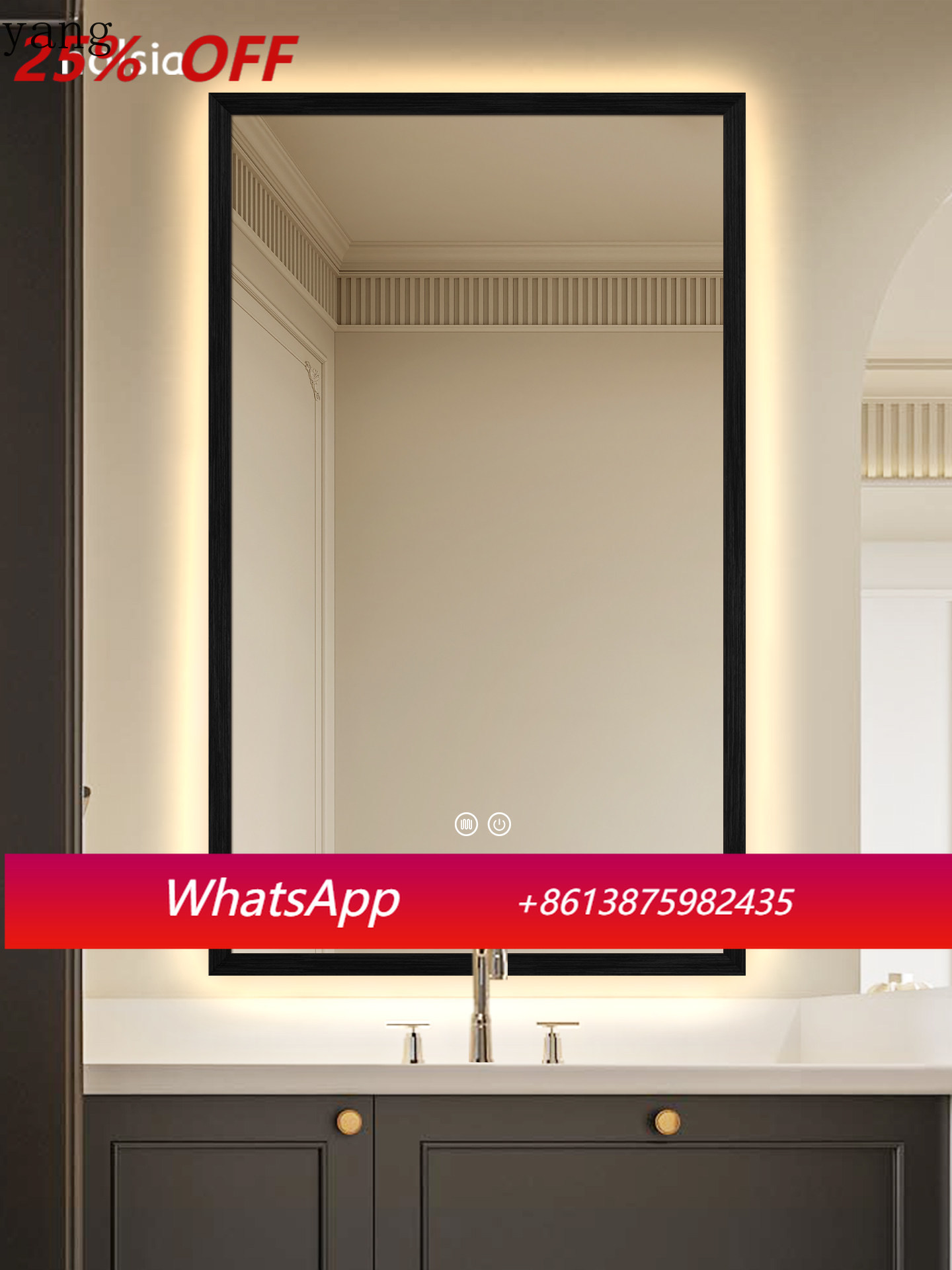 Smart Home Login - CX Vintage Kütük Tarzı Banyo Aynası