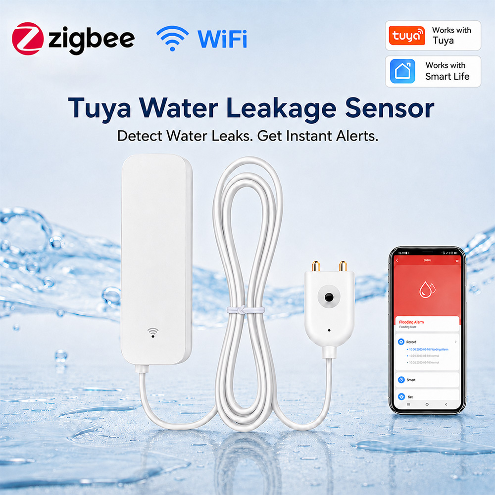 Smart Home Green - ZigBee WiFi Su Kaçak Sensörü Sel