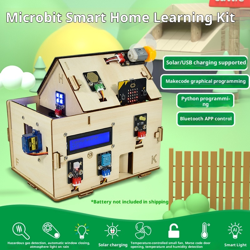 Smart Home Micro Bit - Microbit IOT Akıllı Ev Öğrenme Seti