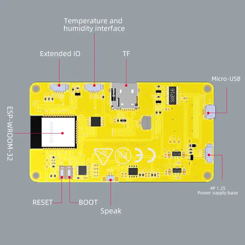 Smart Home Room - ESP32-3248S035 3.5 İnç Akıllı LCD Ekran