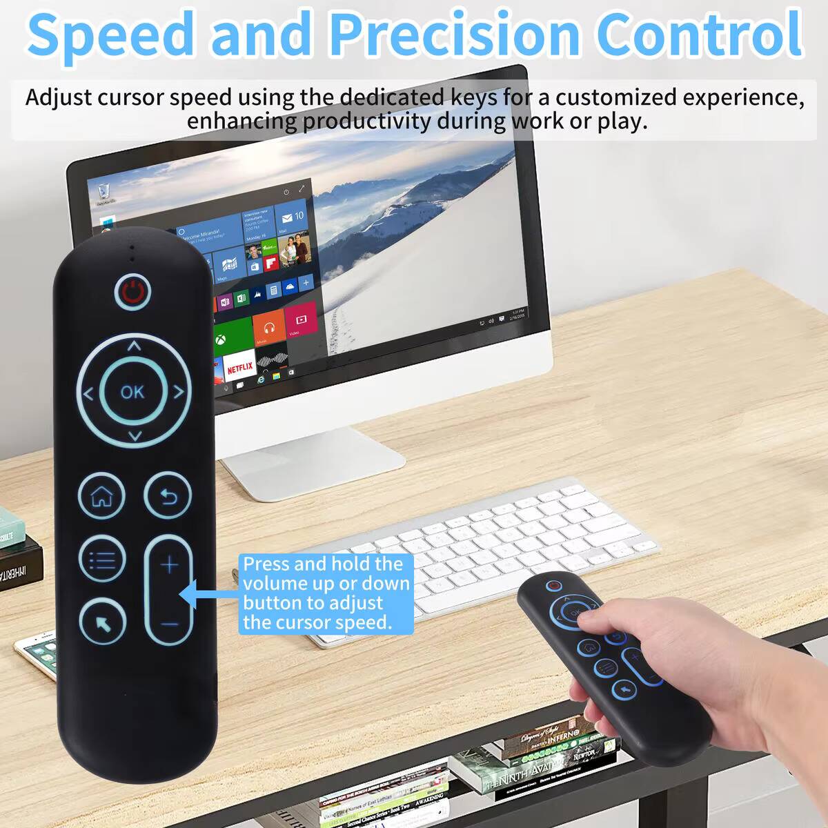Smart Home Keyboard - Bluetooth 2.4G Çift Modlu Mini Klavye