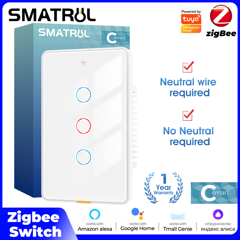 Smart Home Switch - Tuya Zigbee Akıllı Işık Dokunmatik Anahtarı