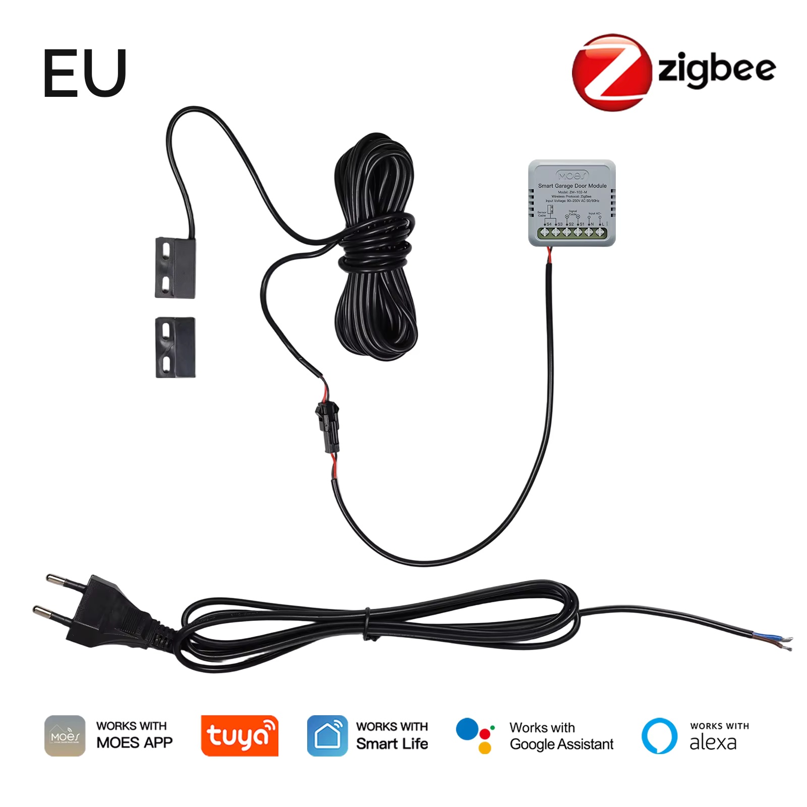 Smart Home Assistant - MOES Zigbee Garaj Kapısı Kontrol Modülü