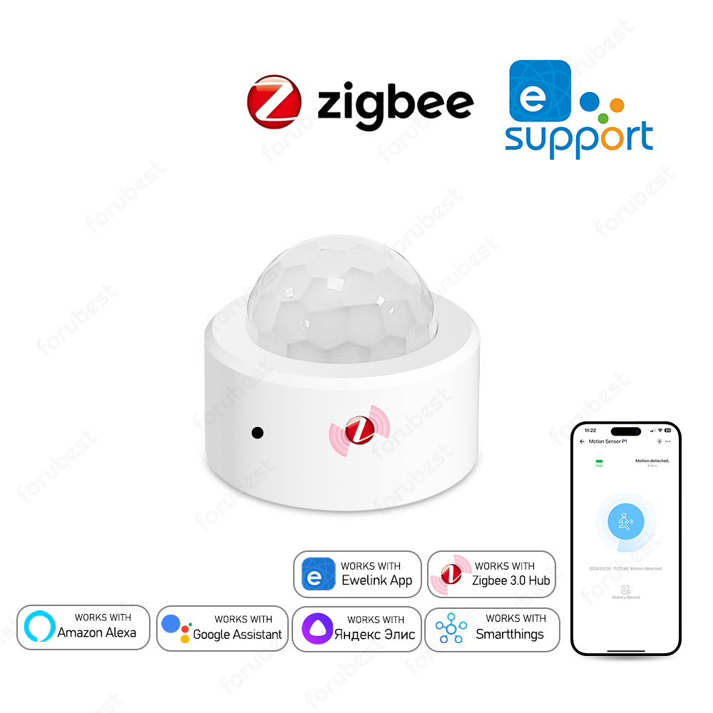 Zigbee Motion Sensor - Zigbee 3.0 İnsan Hareket Sensörü PIR