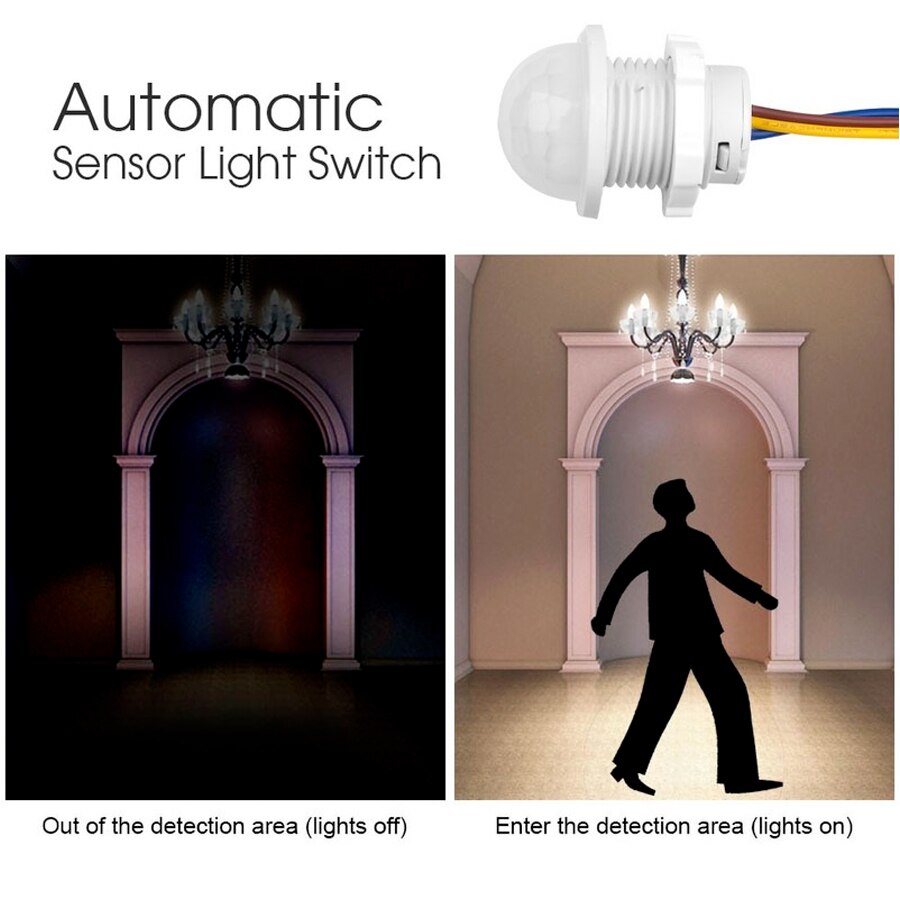 AC 110V 220V Mini hareket sens - Smart Home Button incelemesi ve fiyatı