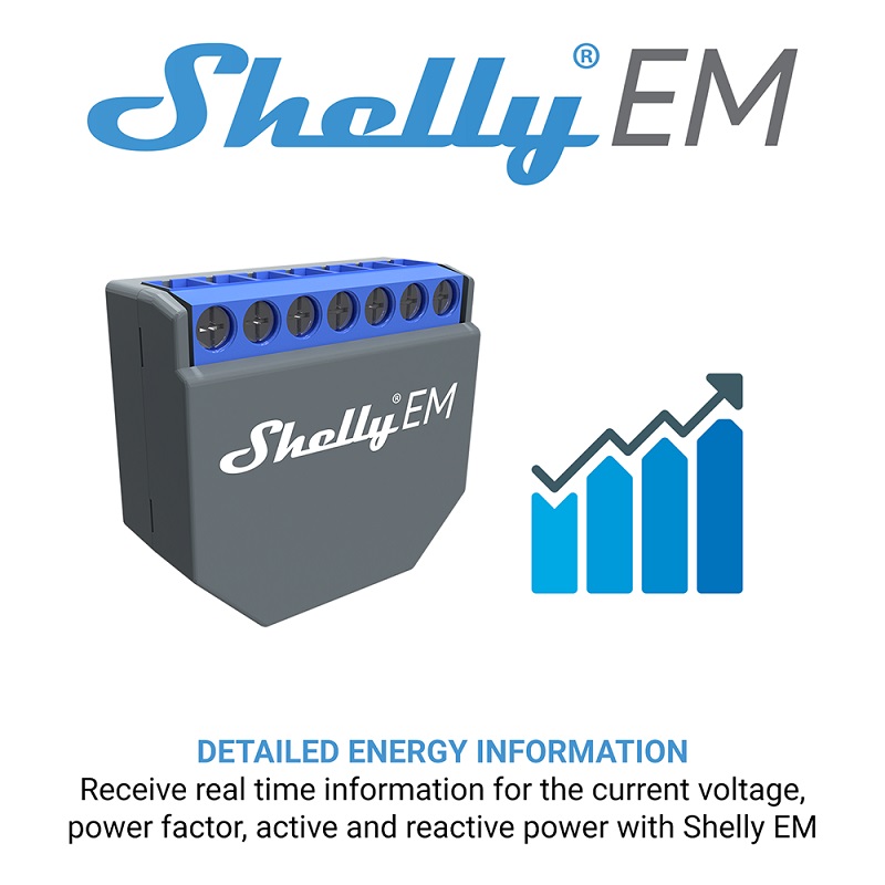 SHELLY EM Wifi Akıllı Yaşam Ko - Smart Home Switch incelemesi ve fiyatı