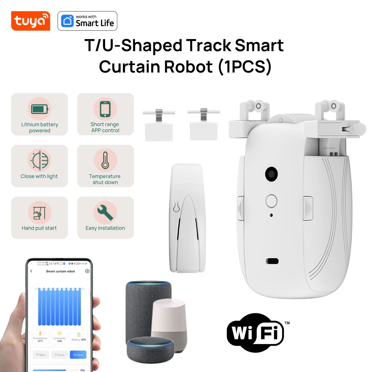 Tuya Akıllı WiFi Perde Robotu  - Smart Home Proxmox incelemesi ve fiyatı