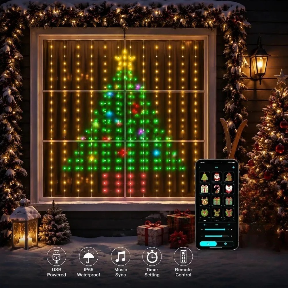 LED Piksel Perde Işıkları Blue - Smart Home App incelemesi ve fiyatı