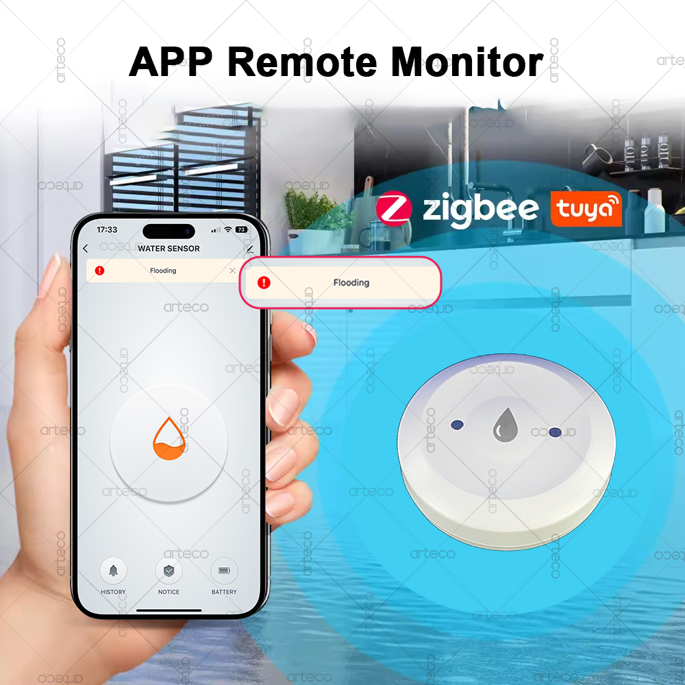 Tuya Akıllı Zigbee Su Sensörü  - Smart Home Zigbee Gateway incelemesi ve fiyatı