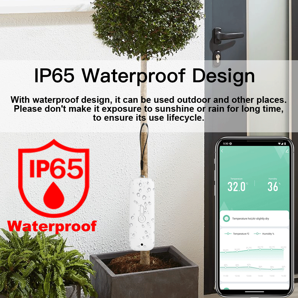 Tuya WiFi Sıcaklık Nem Sensörü - Smart Home Green incelemesi ve fiyatı