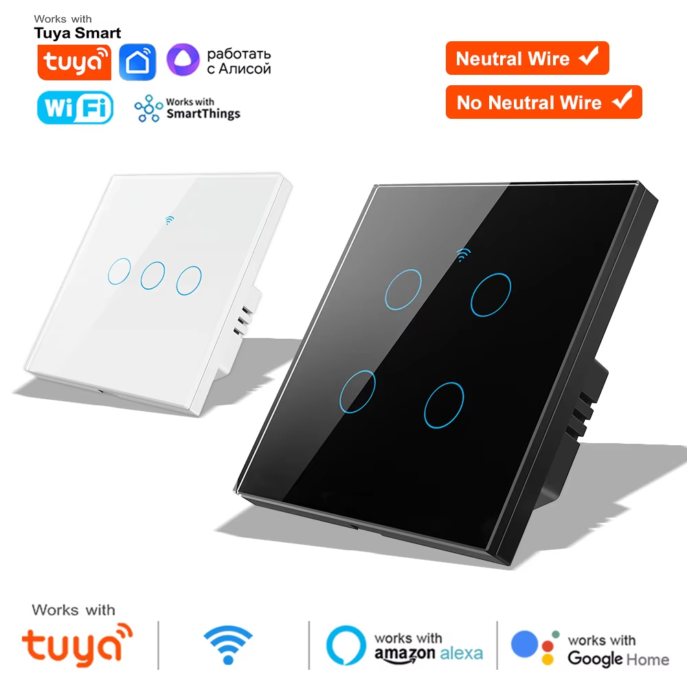 1 2 3 4 Gang WiFi RF 433mhz Do - Smart Home Switch incelemesi ve fiyatı