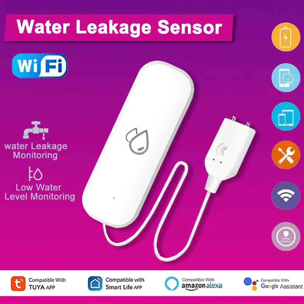 Tuya WiFi Su Kaçağı Alarm Sens - Smart Home Proxmox incelemesi ve fiyatı