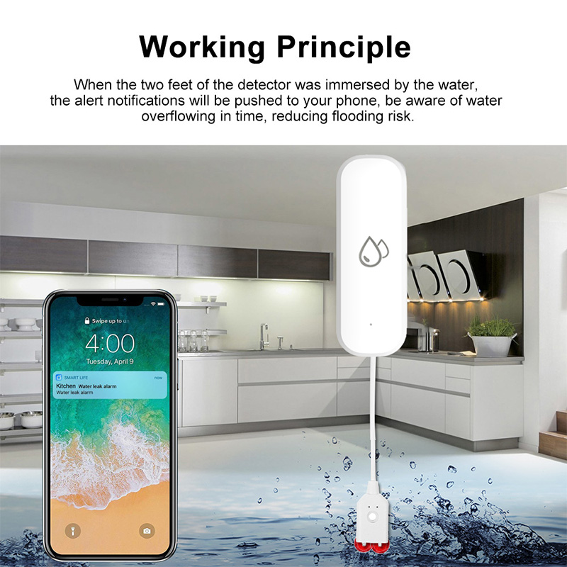 Tuya WiFi Su Kaçağı Alarm Sens - Smart Home Proxmox incelemesi ve fiyatı