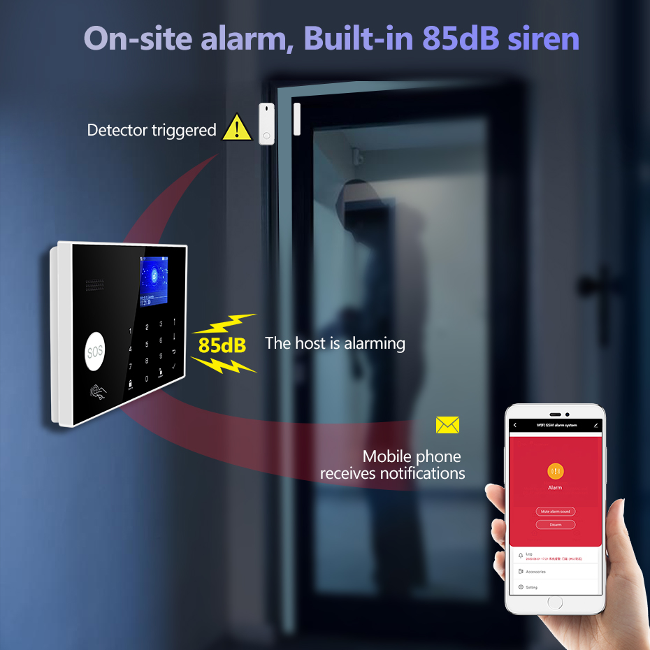 KERUI 4G Alarm Kapı Zili Halka - Smart Home Keyboard incelemesi ve fiyatı