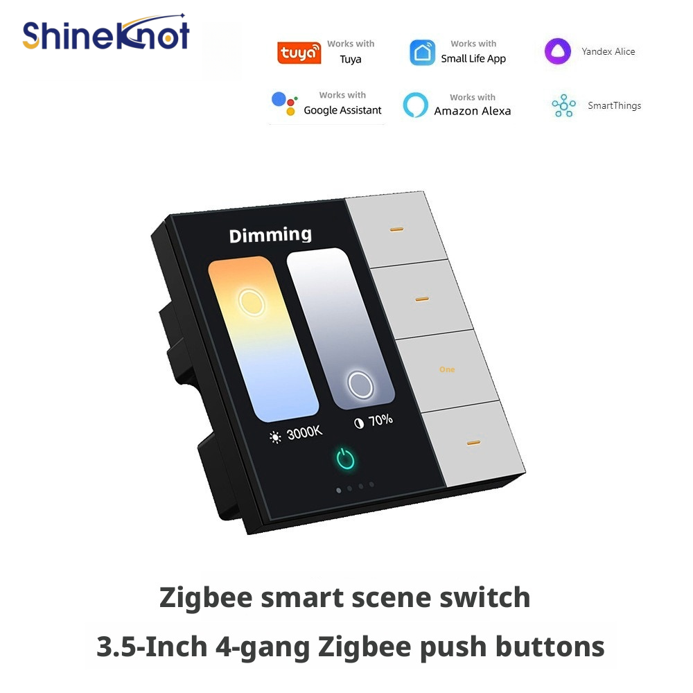 Shineknot Tuya 3.5 İnç Ekran 4 - Smart Home Button incelemesi ve fiyatı