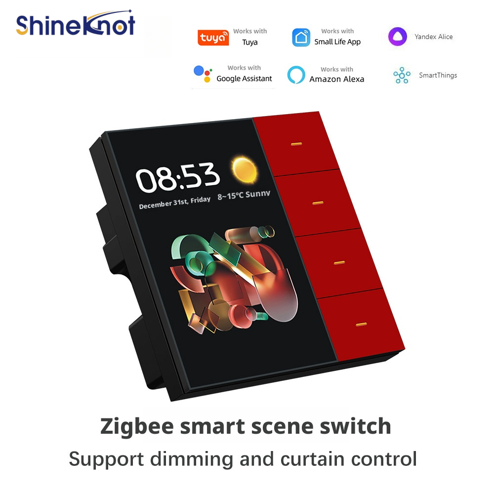 Shineknot Tuya 3.5 İnç Ekran 4 - Smart Home Button incelemesi ve fiyatı