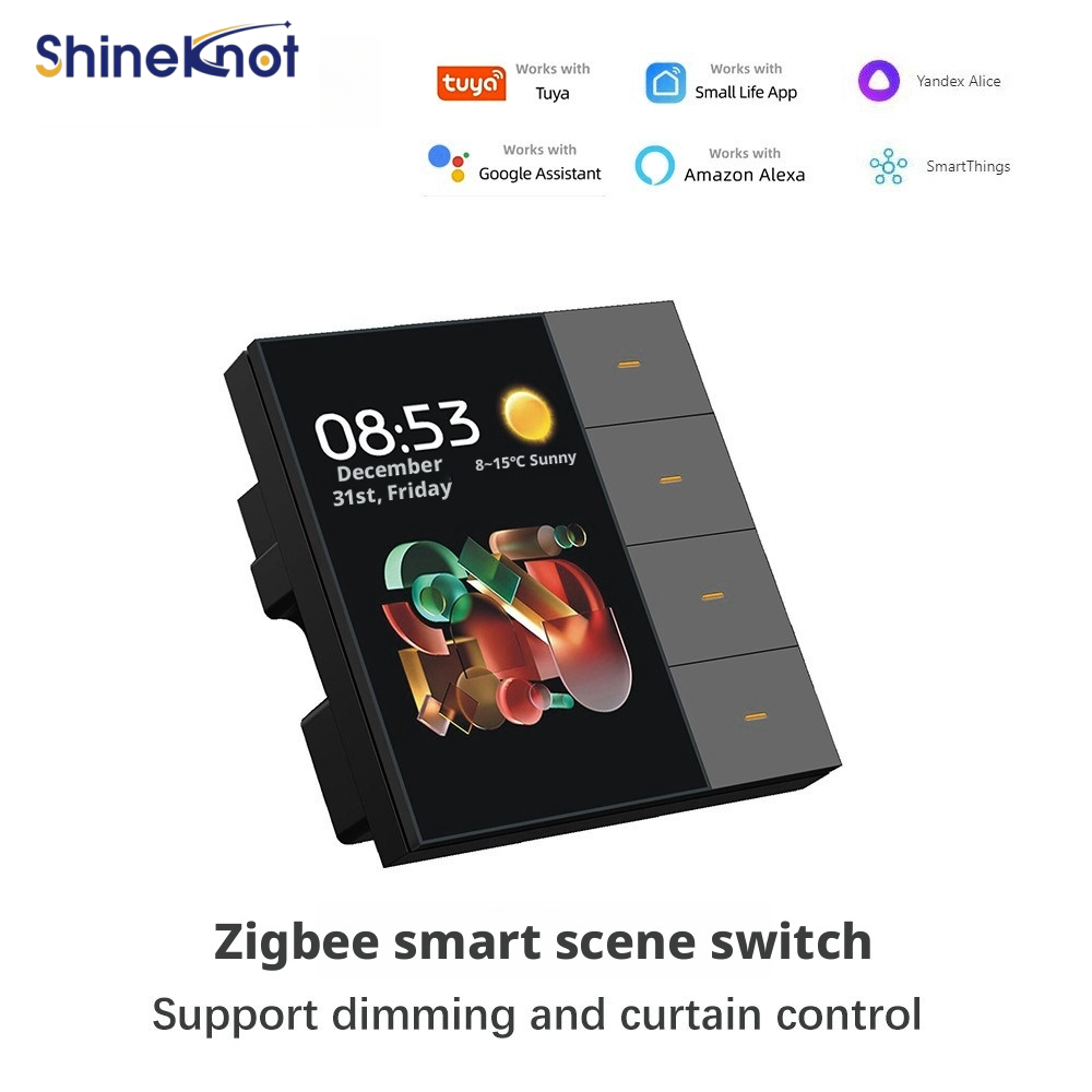 Shineknot Tuya 3.5 İnç Ekran 4 - Smart Home Button incelemesi ve fiyatı