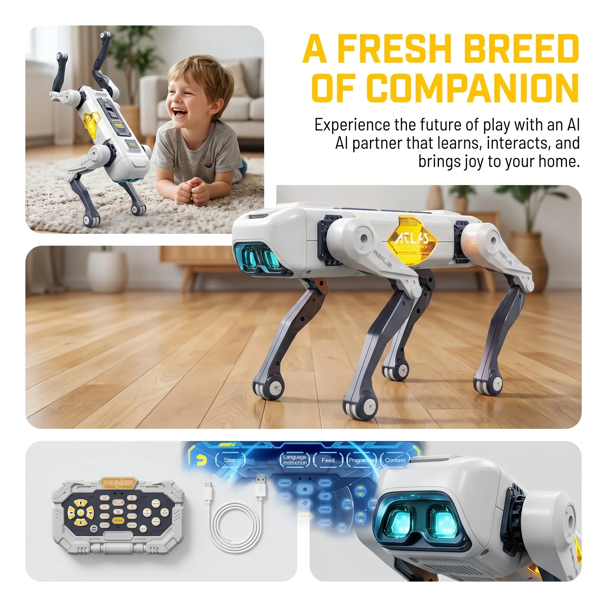 Yapay Zeka Akıllı Robot Köpek, - Smart Home App incelemesi ve fiyatı