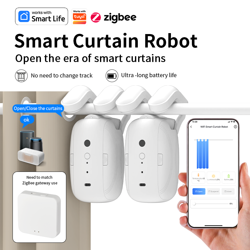 Zigbee Akıllı Perde Sürücü Rob - Smart Home Button incelemesi ve fiyatı