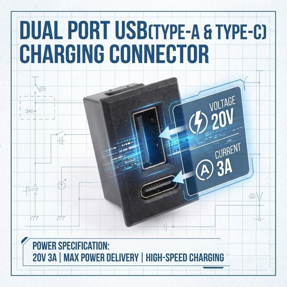 Çift Tip C USB Dişi Port Soket - Smart Home Utilities incelemesi ve fiyatı