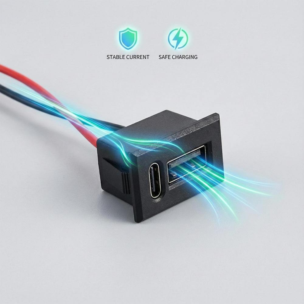 Çift Tip C USB Dişi Port Soket - Smart Home Utilities incelemesi ve fiyatı